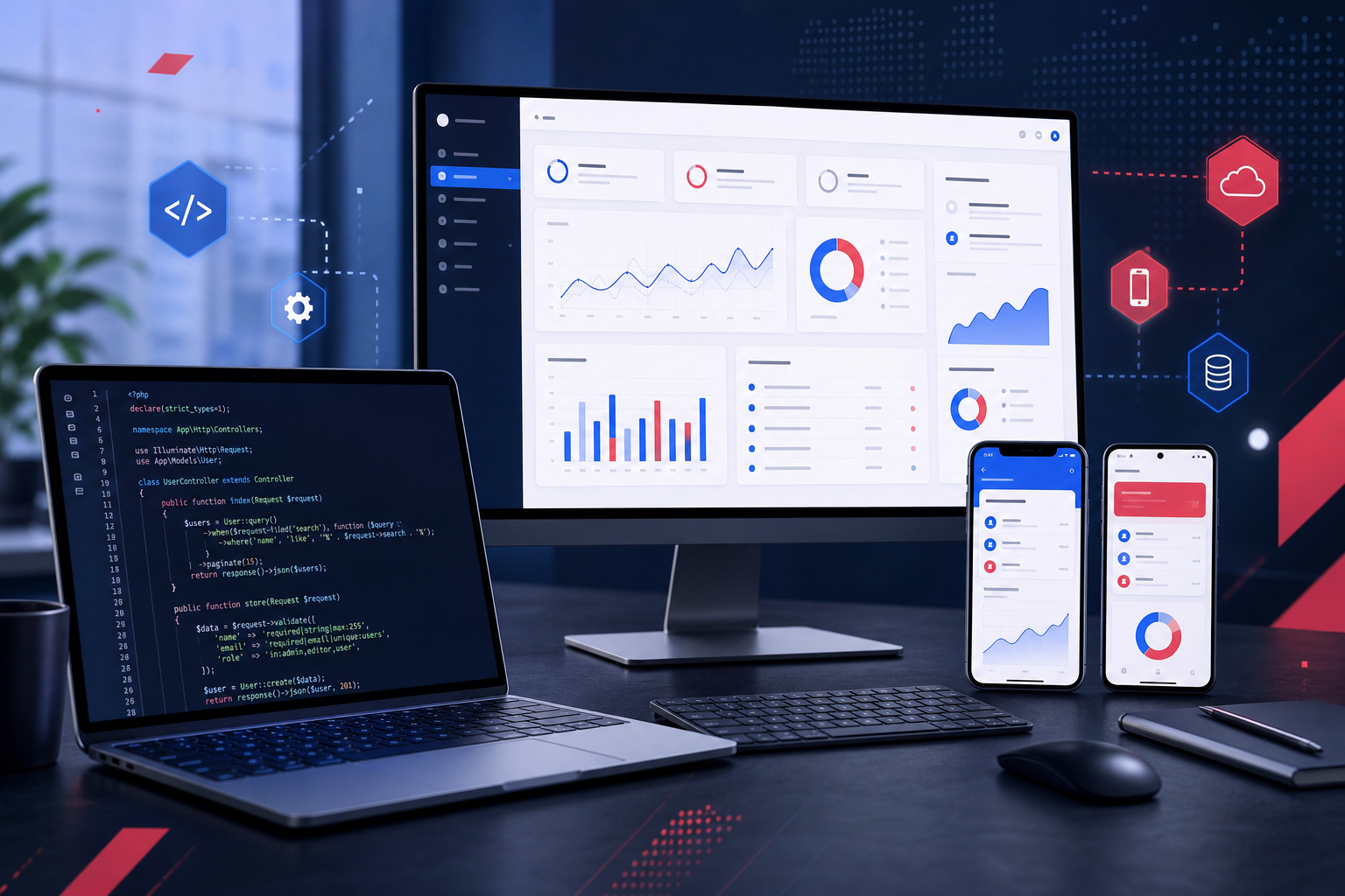 Kurumsal Firmalara Özel PHP, iOS, Android ve Web Yazılımı